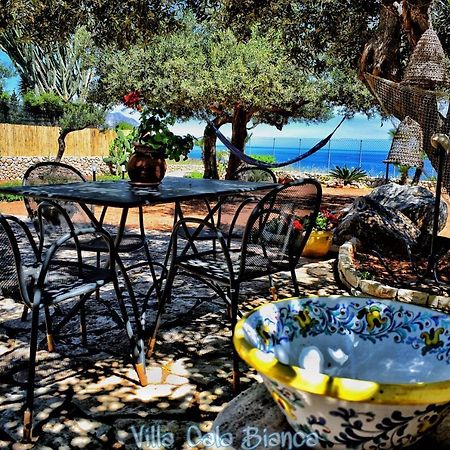 Villa Cala Bianca Castellammare del Golfo Bagian luar foto