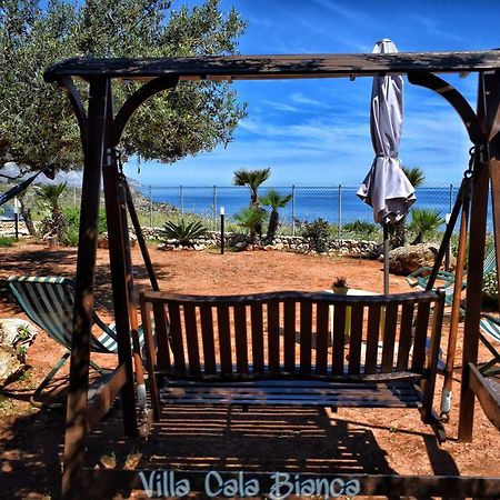 Villa Cala Bianca Castellammare del Golfo Bagian luar foto