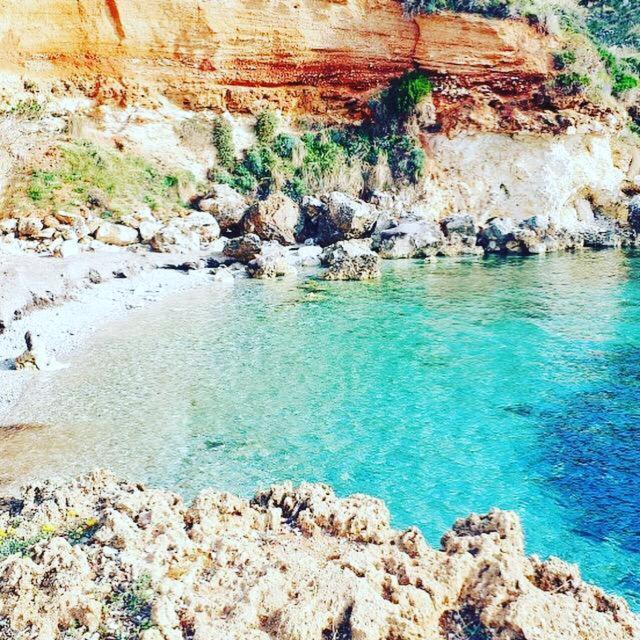 Villa Cala Bianca Castellammare del Golfo Bagian luar foto