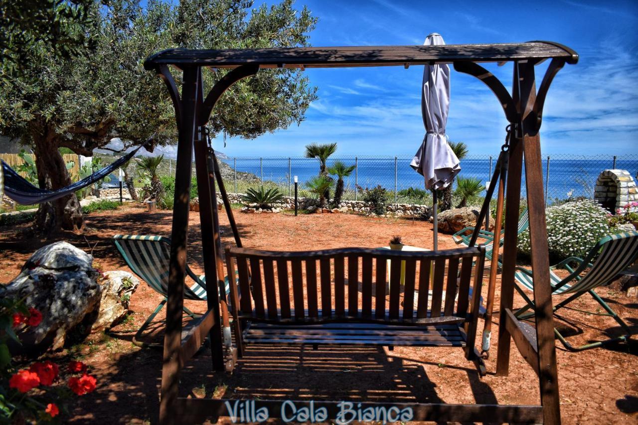 Villa Cala Bianca Castellammare del Golfo Bagian luar foto