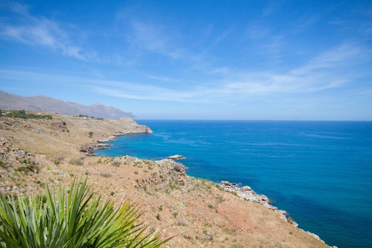 Villa Cala Bianca Castellammare del Golfo Bagian luar foto